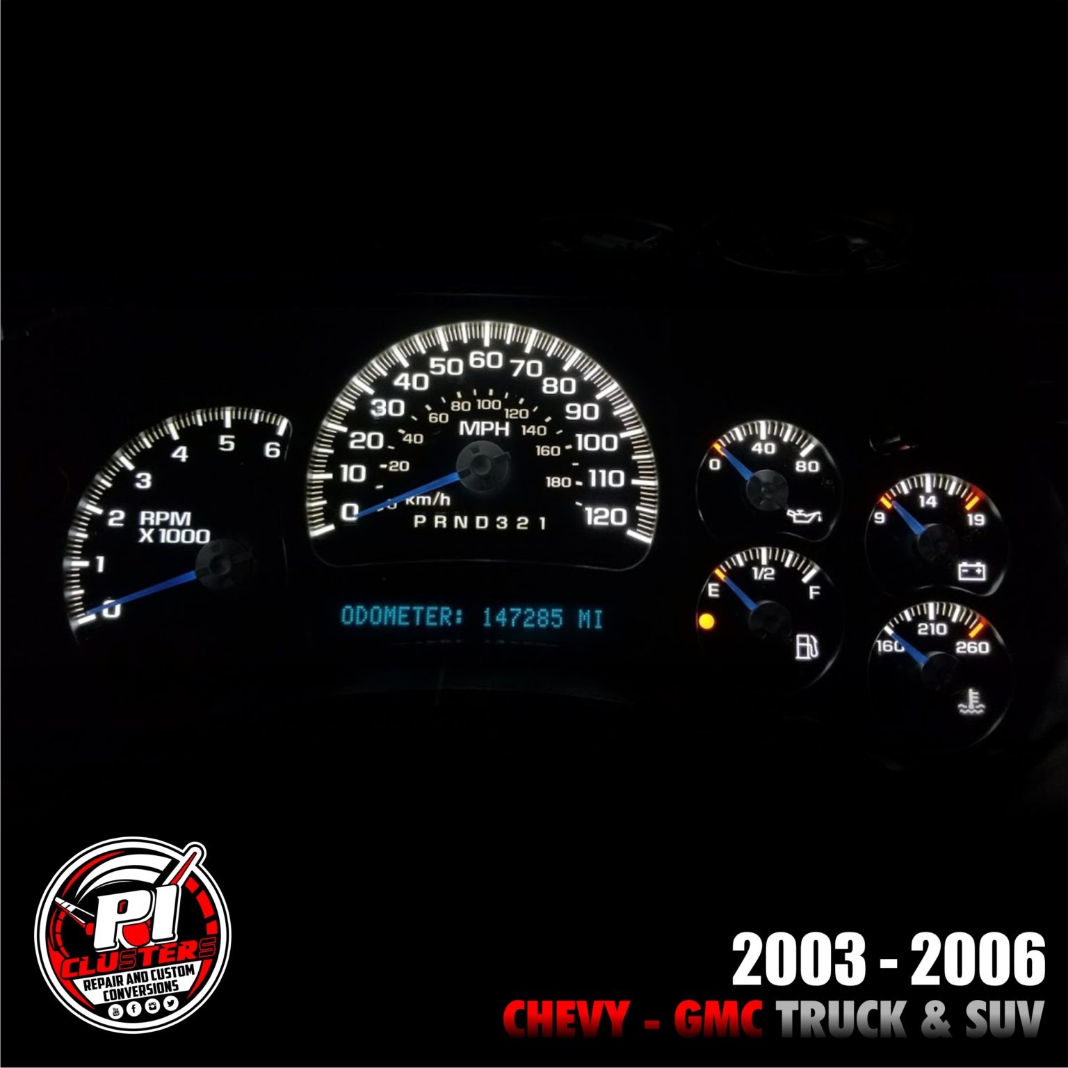 20032006 CHEVROLETGMC TRUCK & SUV INSTRUMENT REPAIR SERVICE PI